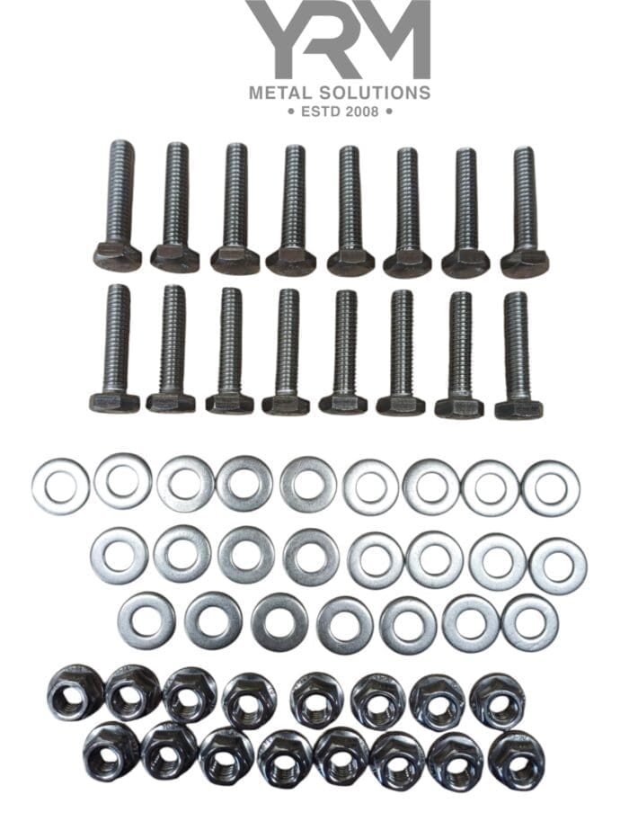 S/S A4-80 Rear Mudflap Bracket Fixing Kit - Range Rover Classic