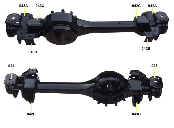 LHS Anti Roll Bar Bracket, Front Axle - LR Defender/Discovery1/RRC - Image 2