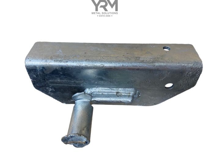 RHS HDG Rear Chassis Rail Exhaust Hanger Bracket - LR Defender 90 2.5/200tdi MARSLAND CHASSIS ONLY