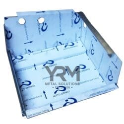 LHS Under Seat Battery Box inc. 50 A type rivets - LR Defender
