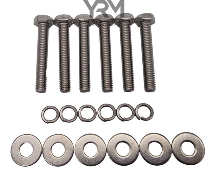 S/S A4-80 Bulkhead Bracket (Windscreen to Bulkhead) Fixing Kit - LR Defender