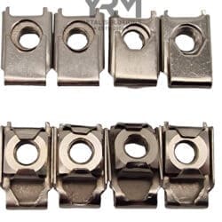S/S Hinge to Bulkhead Captive Nut (J-Clips) - LR Defender & LR Series 2/2A/3