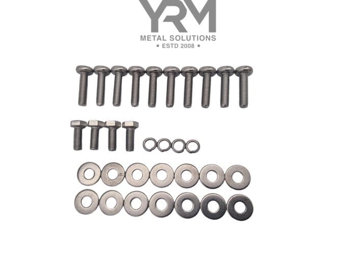 S/S A4 Rear Crossmember to Body Fixing Kit (Pan Head) - LR Defender & LR Series 2/2A/3