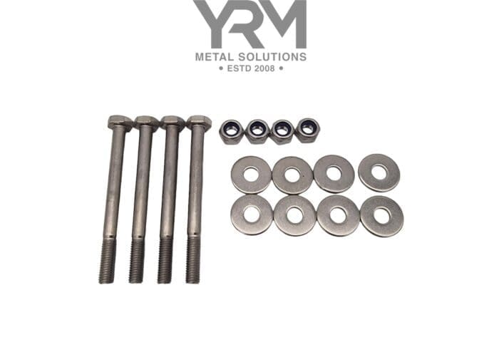 S/S A4-80 Rear Seat Belt/Step to Cross Member Fixing Kit - LR Defender 90/110 CSW
