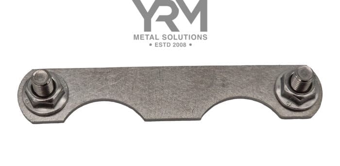S/S Door Lock Retainer Stud Plate inc S/S Fixings - LR Defender, LR Series 2/2A/3 & 101FC