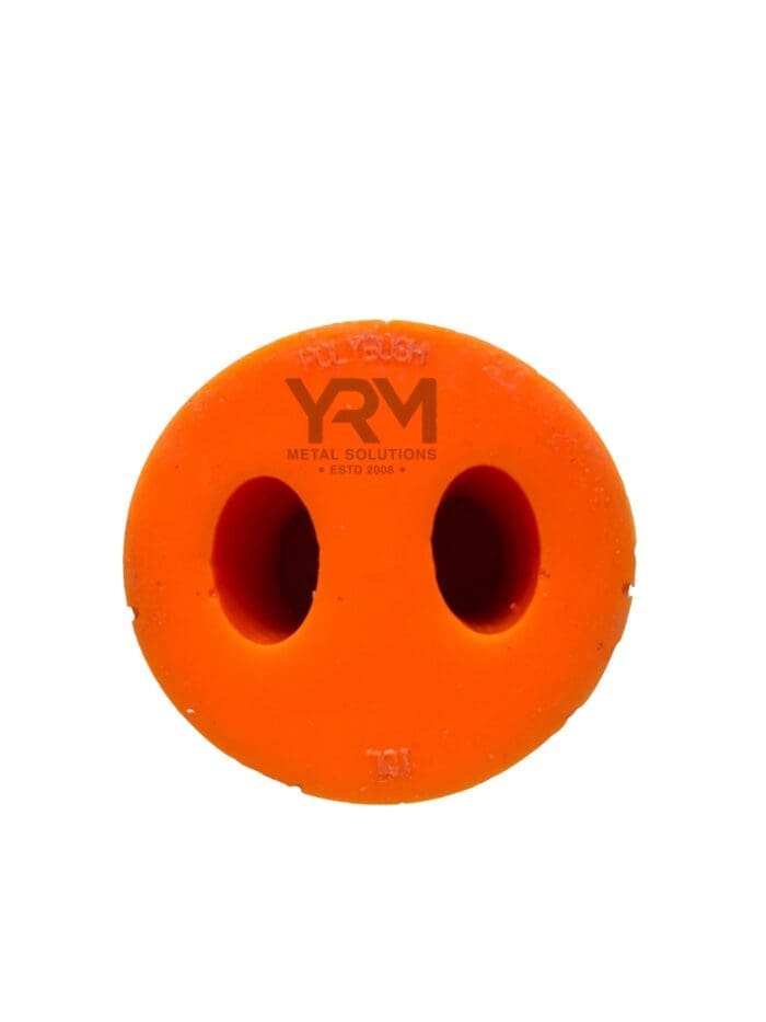 Exhaust Rubber Mounting 2 Hole, NTC5582 (Orange) - POLYBUSH - LR Defender/D1/RRC - Image 2