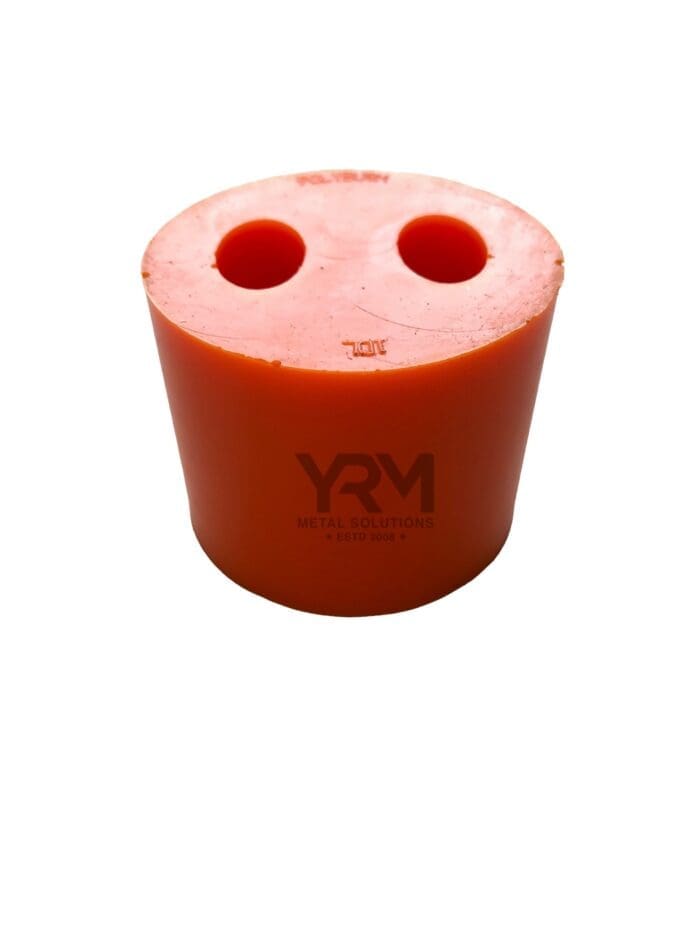 Exhaust Rubber Mounting 2 Hole, NTC5582 (Orange) - POLYBUSH - LR Defender/D1/RRC