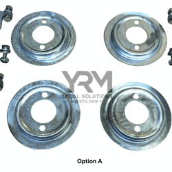 HDG/SS Spring Seat, Retainer inc S/S Fixings - LR Defender/D1/RRC