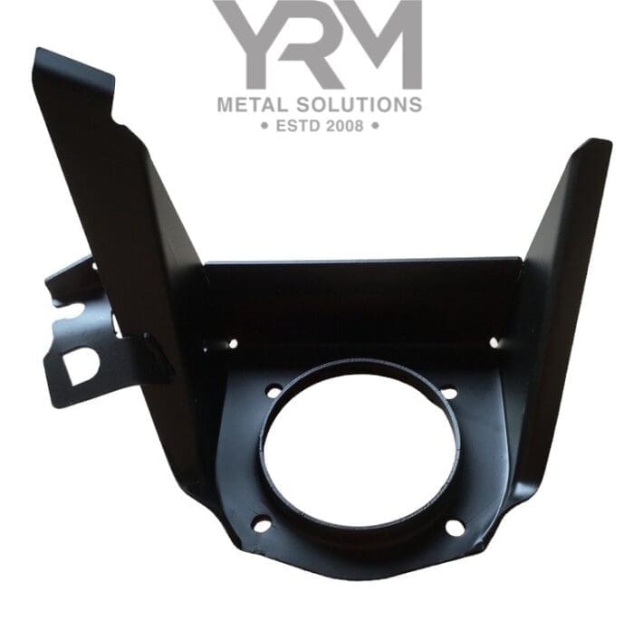 LHS Front Chassis Coil Spring Seat with Brake Pipe Clip - LR Defender
