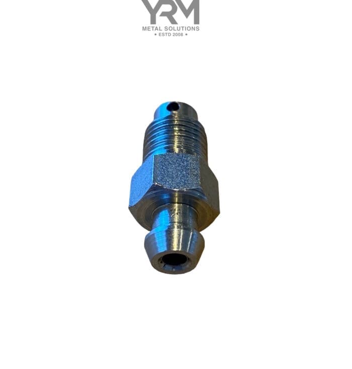 316 Stainless Steel M10 x 1 Bleed Nipple (for 3/16 pipe) - Image 3