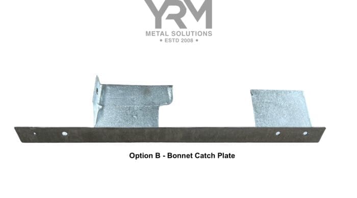 HDG Slam Panel Top & Bonnet Catch Plate (for Air Con model) - LR Defender 200tdi onwards - Image 3