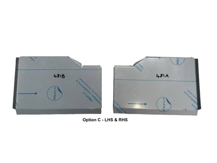Front Wheel Arch (Stepped) Repair Section - LR Defender 90 Bulkhead Free