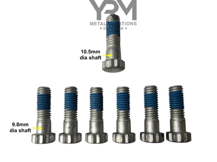 Swivel Housing To Axle Bolt Kit - M10 - Double Hex - Dowel - UYG500040/UYG500050 - LR Defender/D1/RRC